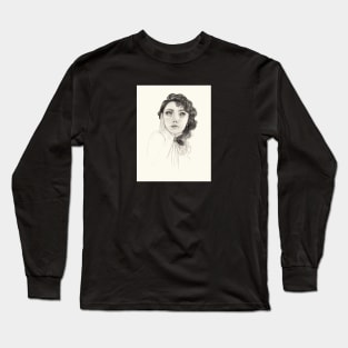 Sad Girl Long Sleeve T-Shirt